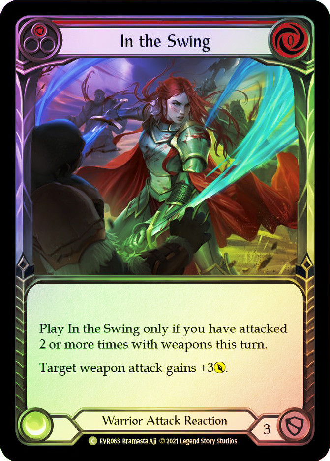 【Rainbow Foil】Swing Big In the Swing (Red) | Everfest (1st Edition) | Star City Games