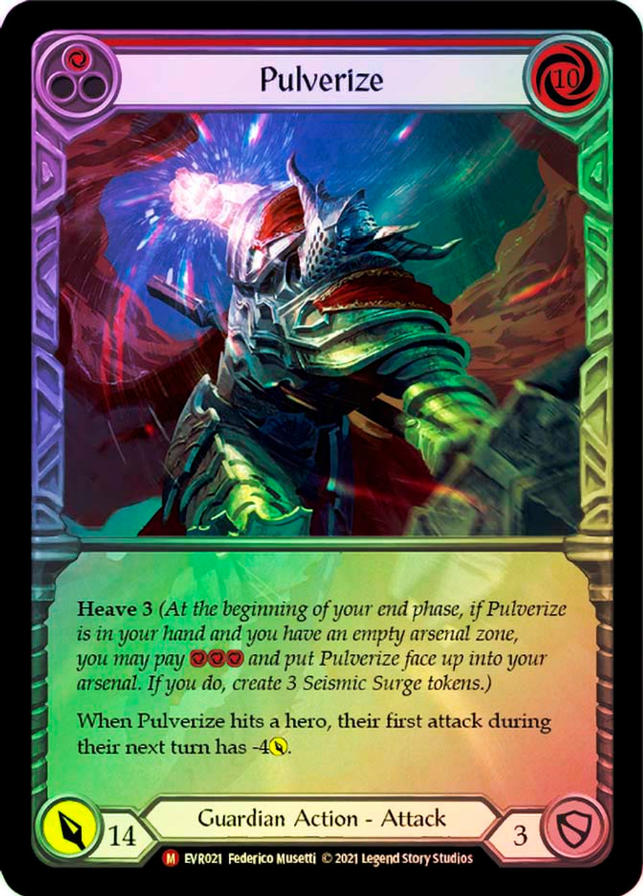 Pulverize (Extended Art) | Everfest (1st Edition) (Rainbow Foil