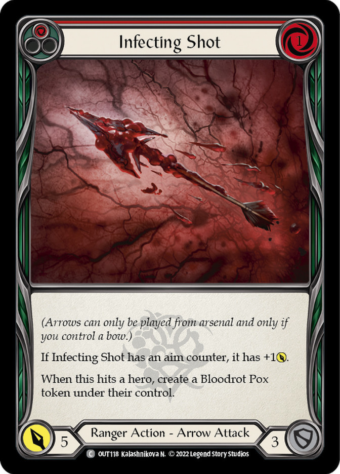 Infecting Shot 赤 Marvel promo Infecting Shot (Red) | Outsiders | Star City Games