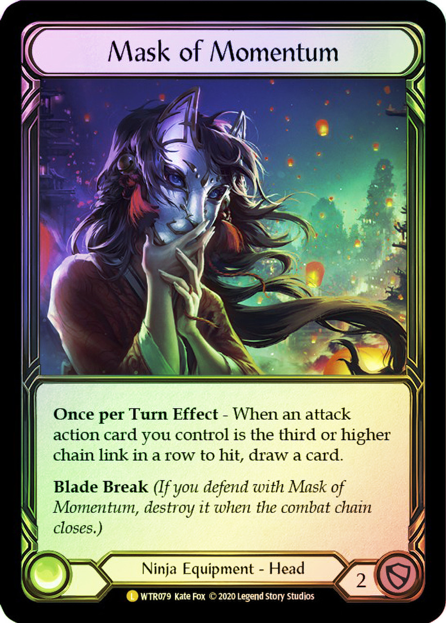 Mask of Momentum | Welcome to Rathe (Unlimited) (Rainbow Foil 