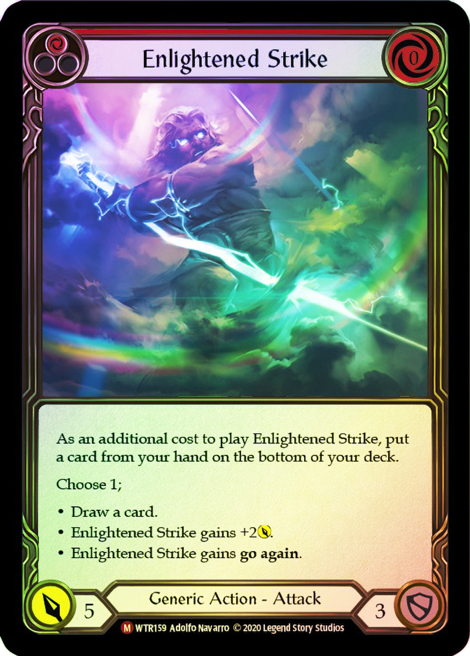 Enlightened Strike アンリミ　Rainbow Foil B紙売りFab