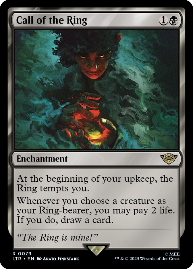 mtg ring cards Sad you missed out on the 'One Ring' card? Here are a few other precious  collectibles