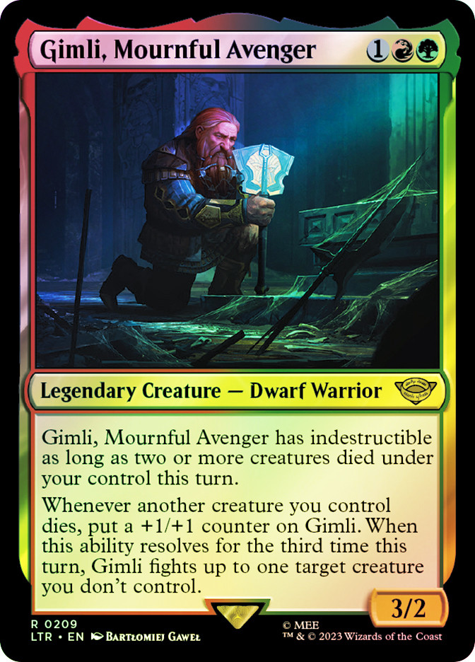 Gimli, Mournful Avenger | The Lord of the Rings | Star City Games