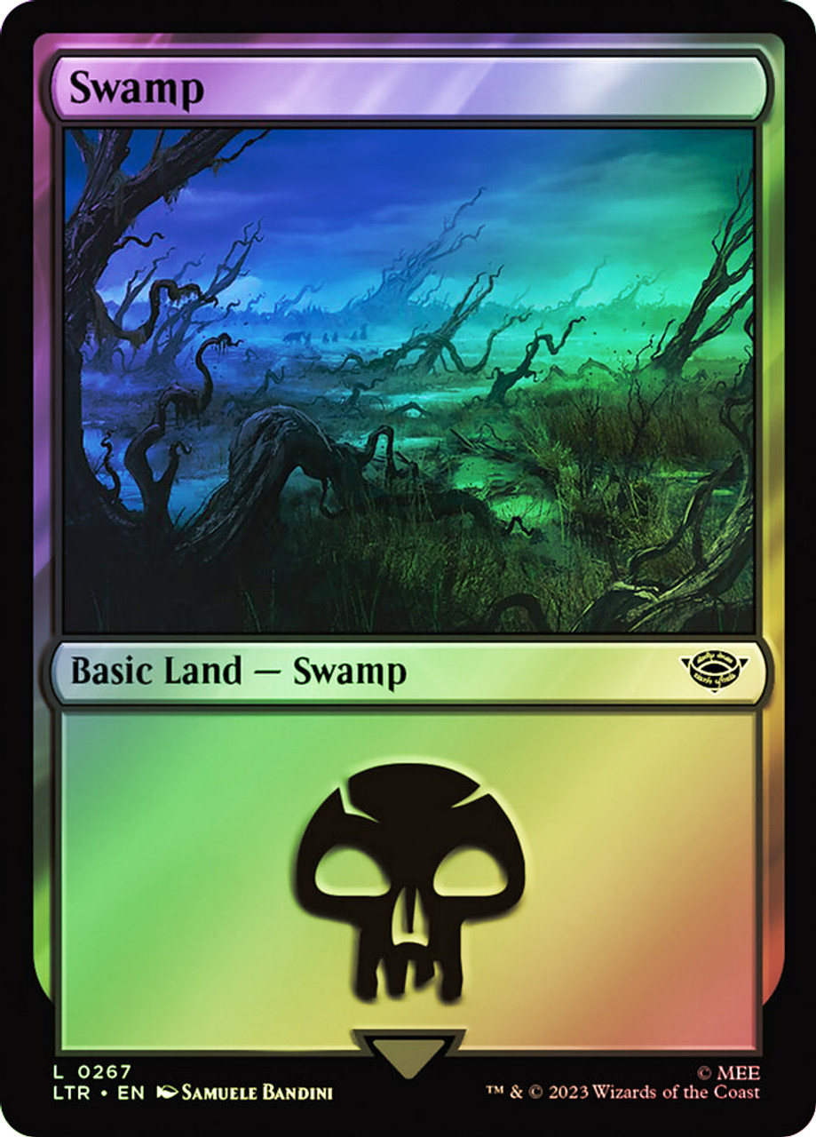 MtG SLP 0033 沼 / Swamp Foil Magic Con Swamp Promo - Secret Lair Showdown (SLP) #33 - MagicCon 2025