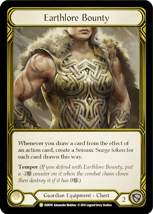 その他 Earthlore Bounty Cold Foil Earthlore Bounty | Everfest (1st Edition) | Star City Games