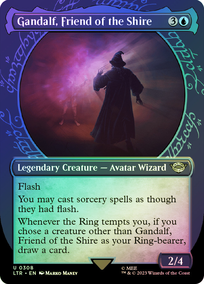 gandalf cards mtg Gandalf, Friend of the Shire Card draw a card. Gandalf the White 2023 The