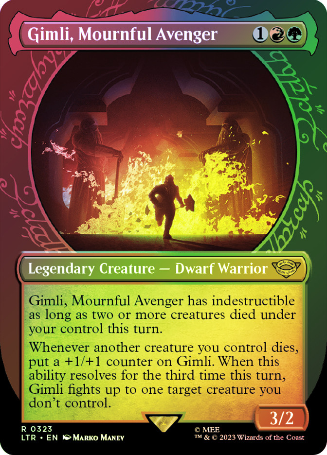 Gimli, Mournful Avenger - 323 R LTR Gimli, Mournful Avenger - 323 R LTR