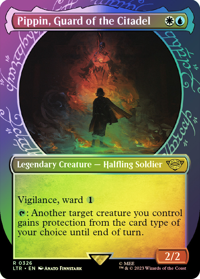 pippin mtg card Pippin, Guard of the Citadel | The Lord of the Rings