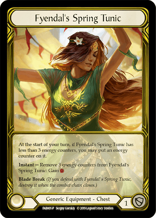 Fyendal's Spring Tunic (Calling) (Extended Art) Promotional Cards