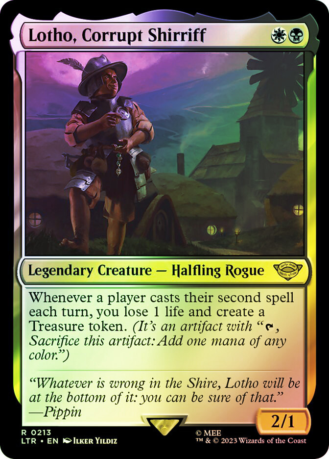 Lotho, Corrupt Shirriff [The Lord of the Rings: Tales of Middle-Earth Prerelease Promos] main image 0