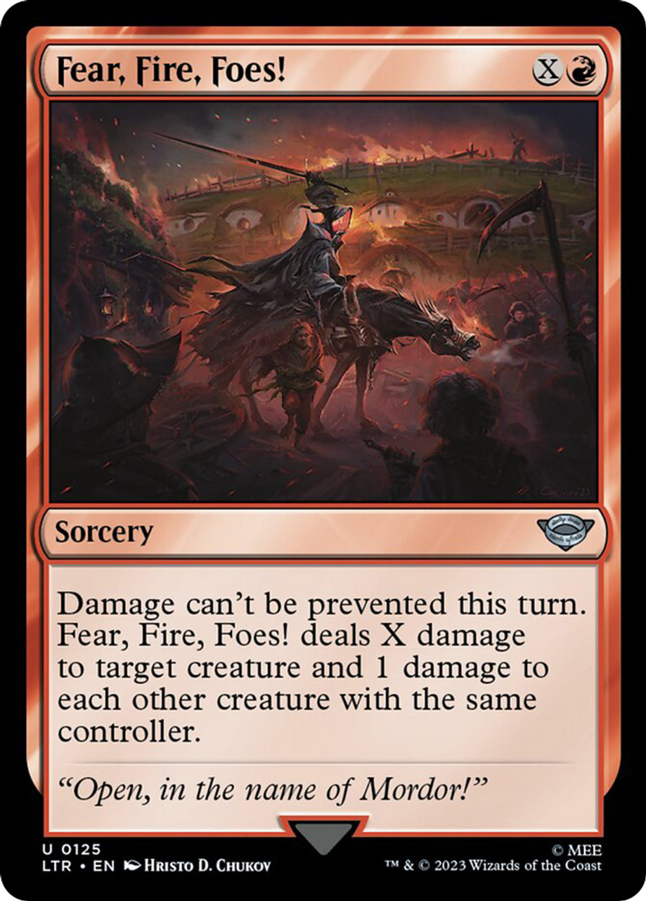 mtgダークファイヤーズ2001 mtgダークファイヤーズ2001 Fear, Fire, Foes! · The Lord of