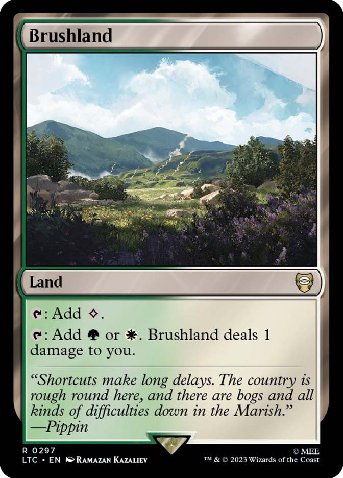 MTG 低木林地 Brushland 4枚セット ICE 初版 Brushland | The Lord of the Rings Commander | Star City Games