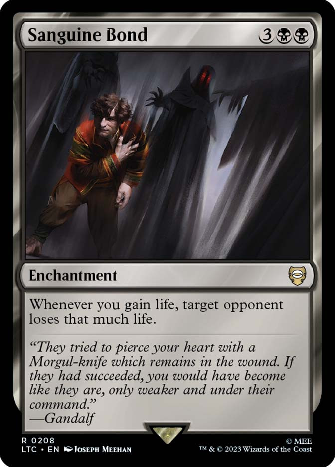 mtg cards like sanguine bond Commander: the Lord of the Rings: Tales of Middle-Earth Regular for sale online Sanguine Bond | Wilds of