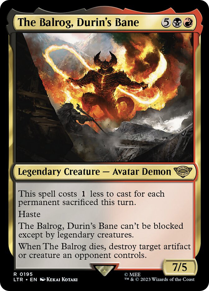 The Balrog, Durin's Bane | The Lord of the Rings | Star City Games