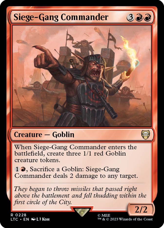 Siege-Gang Commander | The Lord of the Rings Commander | Star City