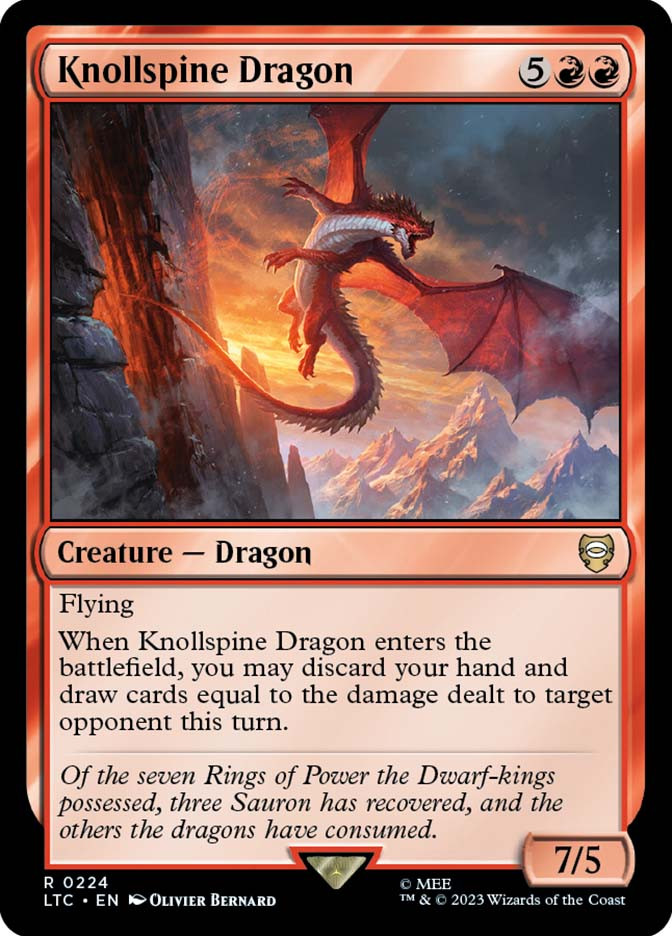 Knollspine Dragon | The Lord of the Rings Commander | Star City Games
