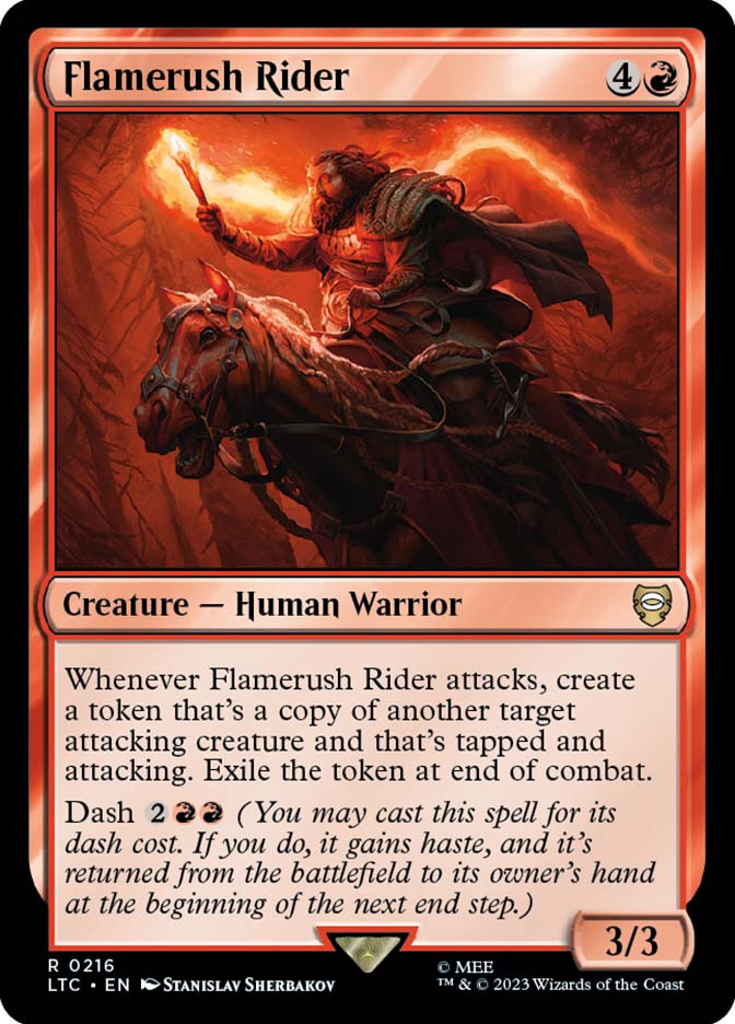 Flamerush Rider | The Lord of the Rings Commander | Star City Games