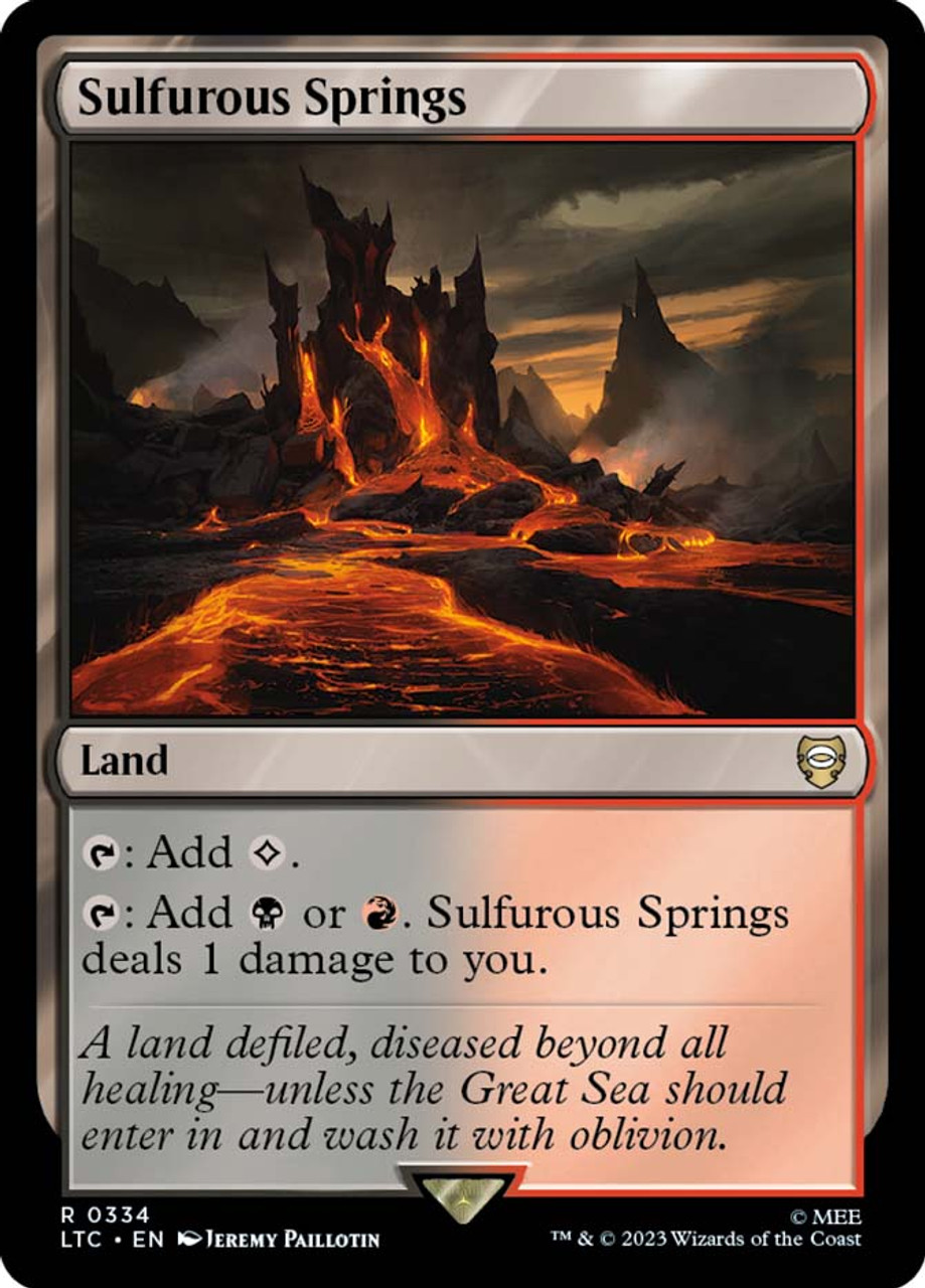 MTG (英)硫黄泉 / Sulfurous Springs【5ED】 Sulfurous Springs | Dominaria United | Star City Games