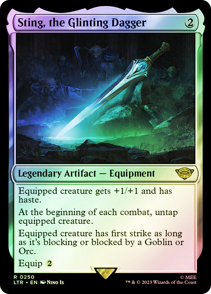 sting mtg card MTGNexus When Gatha fell Sting, the Glinting Dagger [The