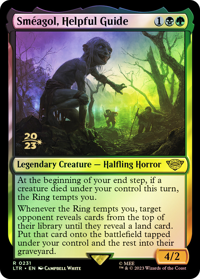 smeagol mtg card Smagol, Helpful Guide [682] [Scrolls Showcase] [The Lord of the Rings:  Tales of Middle-earth] [Silver Foil]  Face to Face Games