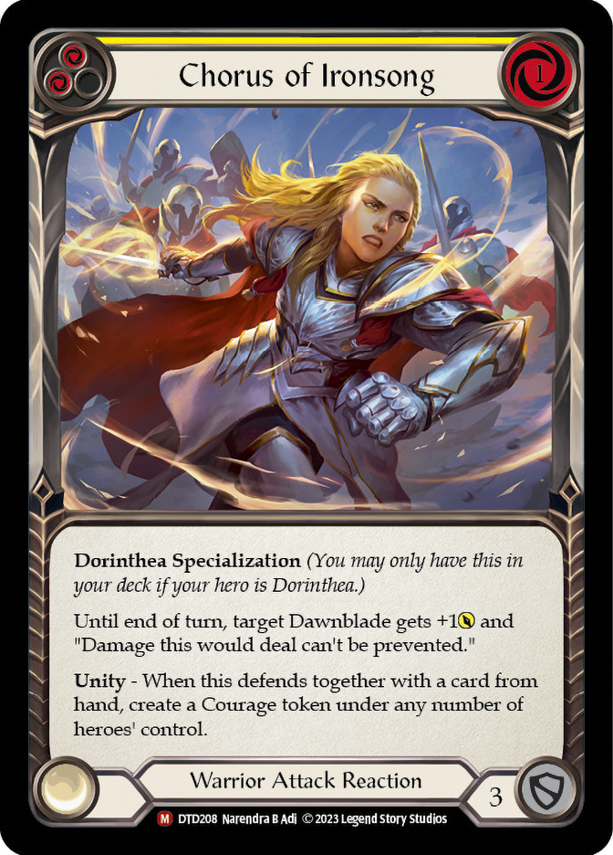 Chorus of Ironsong | Dusk till Dawn | Star City Games