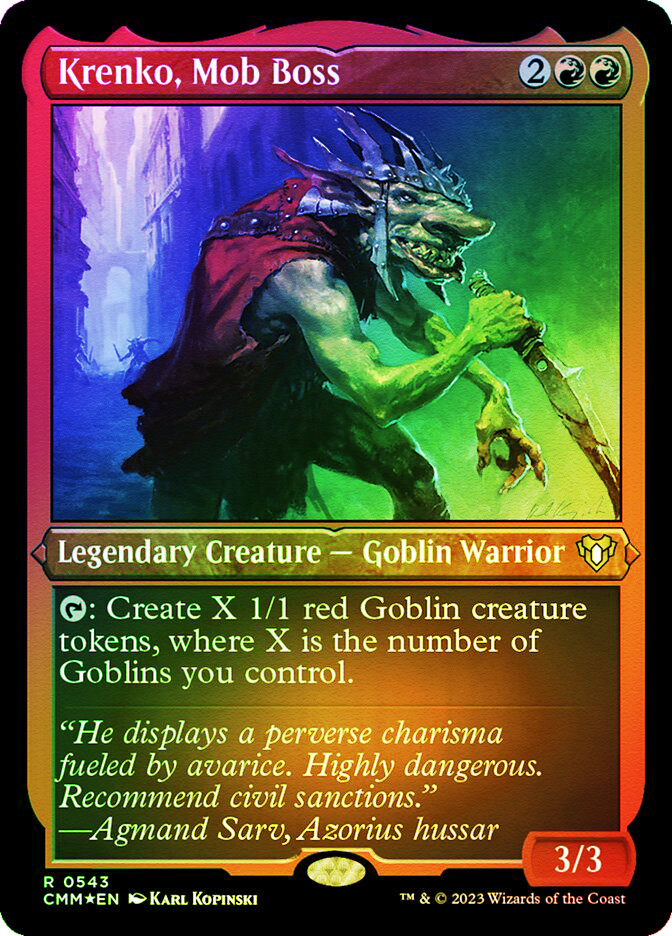 Krenko, Mob Boss | Commander Masters | Star City Games