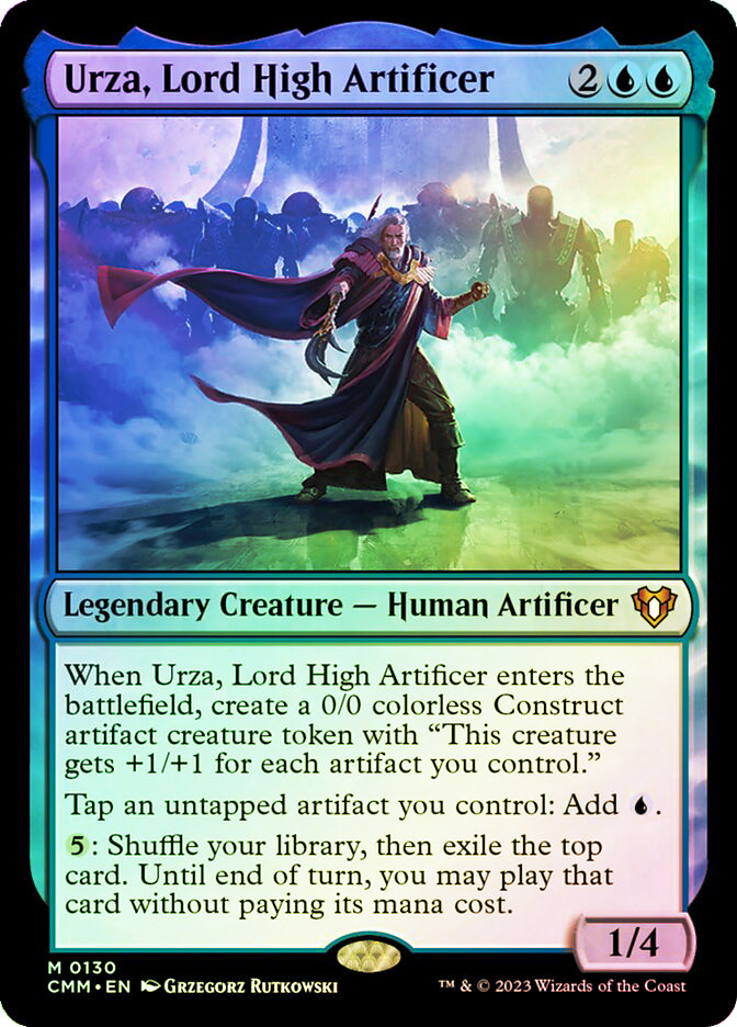 mtg urza lord high artificer commander deck Urza, Lord High Artificer main image 1