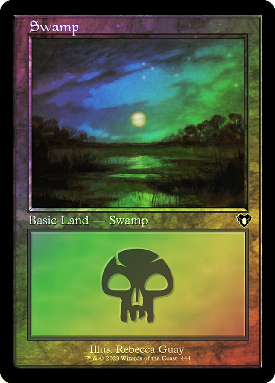 Swamp (#444) (Retro Frame) | Commander Masters - Retro Frame 