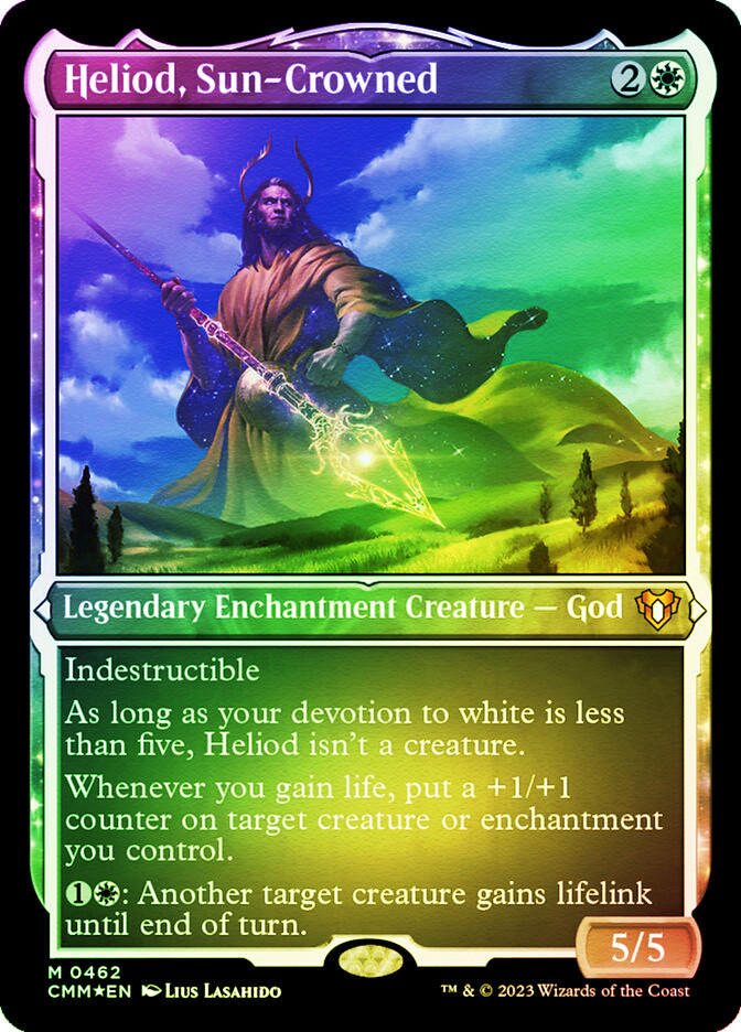 太陽冠のヘリオッド Heliod, Sun-Crowned 4枚 FOIL Heliod, Sun-Crowned | Commander Masters | Star City Games