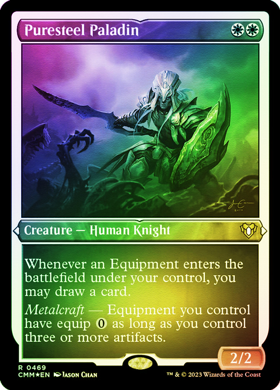 Puresteel Paladin (Foil Etched) | Commander Masters - Alternate