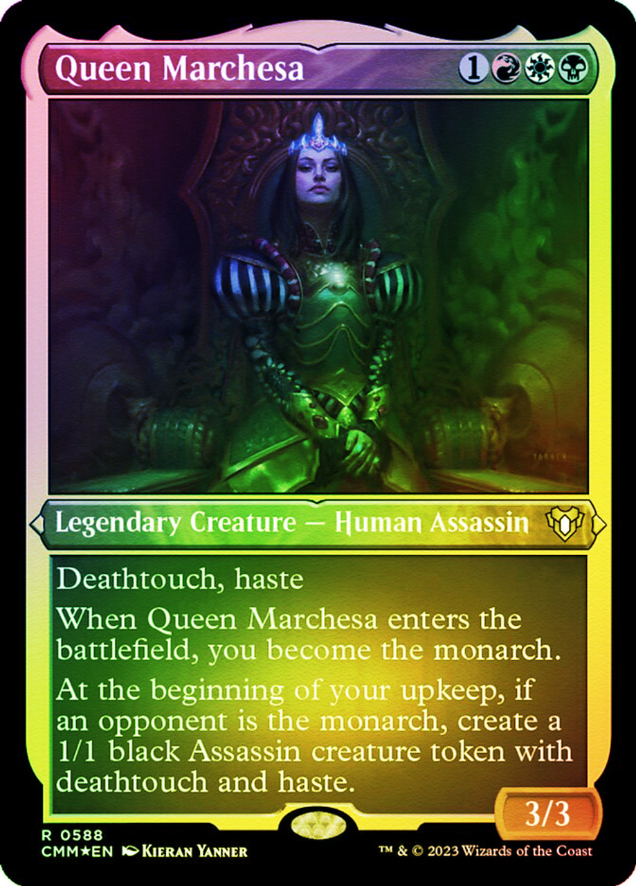 Queen Marchesa (Foil Etched) | Commander Masters - Alternate Foil ...