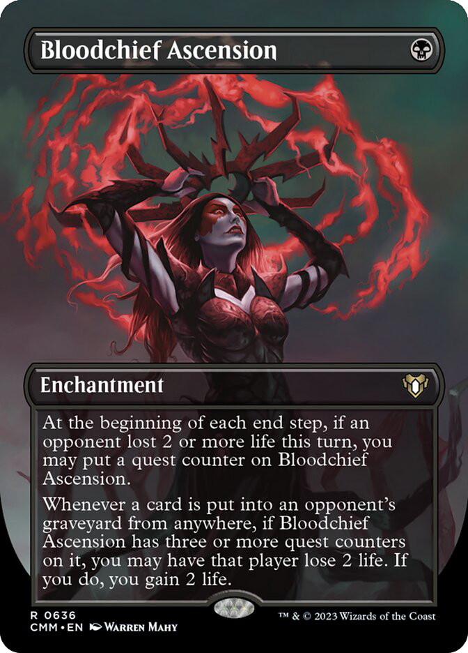 血の長の昇天　Bloodchief Ascension 4枚セット 英語 MTG Bloodchief Ascension | Commander Masters | Star City Games