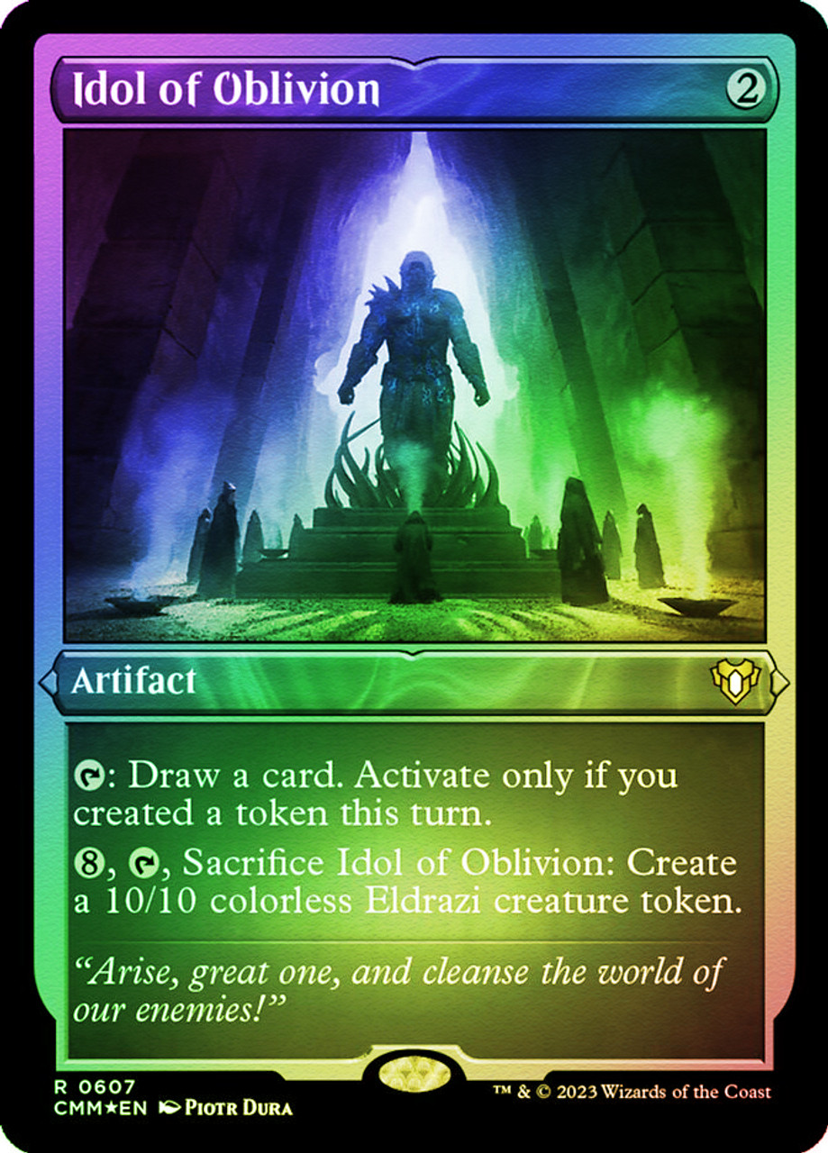 Idol of Oblivion (Foil Etched) | Commander Masters