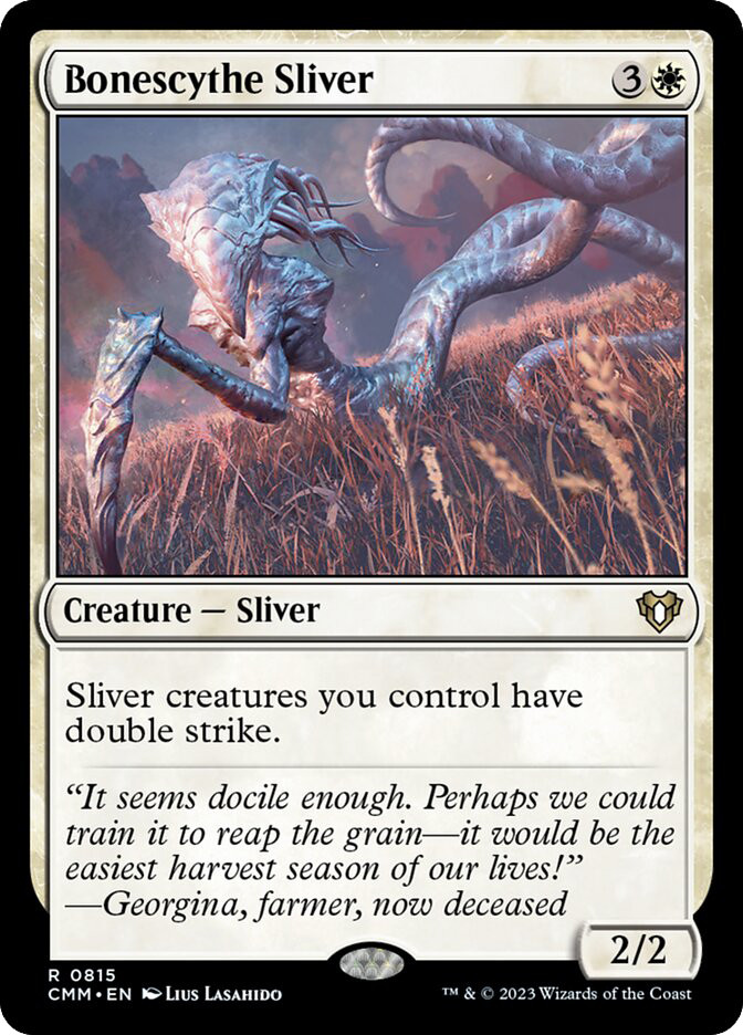 MTG 骨鎌スリヴァー Bonescythe Sliver Foil SLD Bonescythe Sliver | Commander Masters | Star City Games