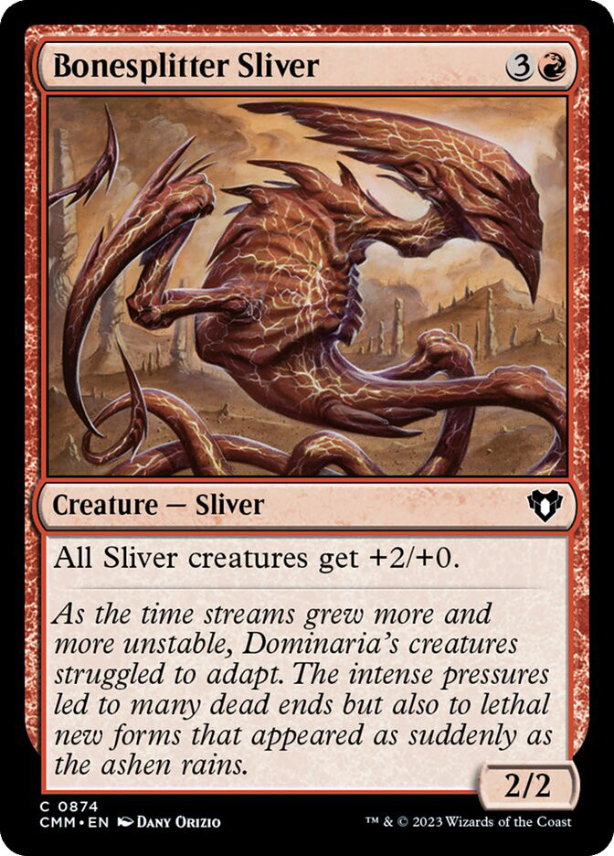 Bonesplitter Sliver | Commander Masters | Star City Games