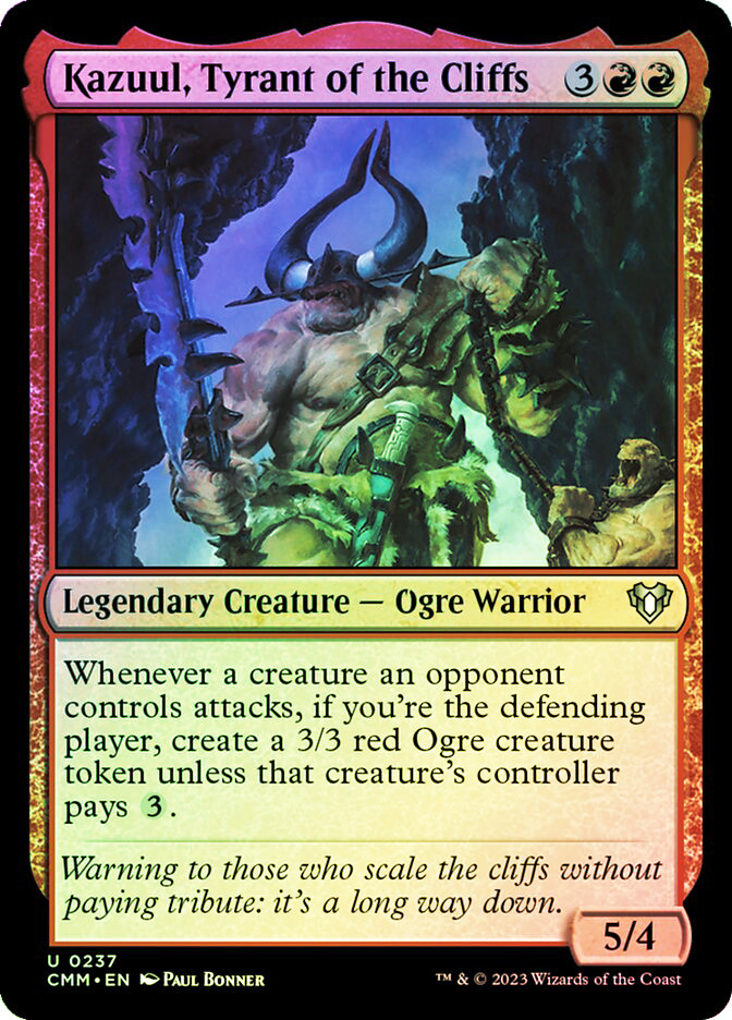Kazuul, Tyrant of the Cliffs | Commander Masters | Star City Games
