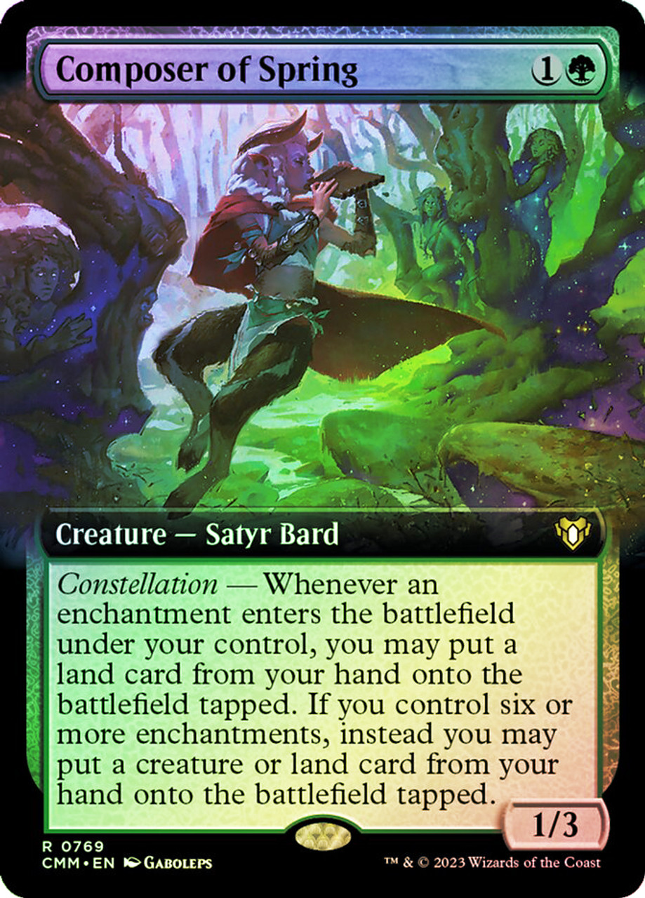 Composer of Spring (Extended Art) | Commander Masters