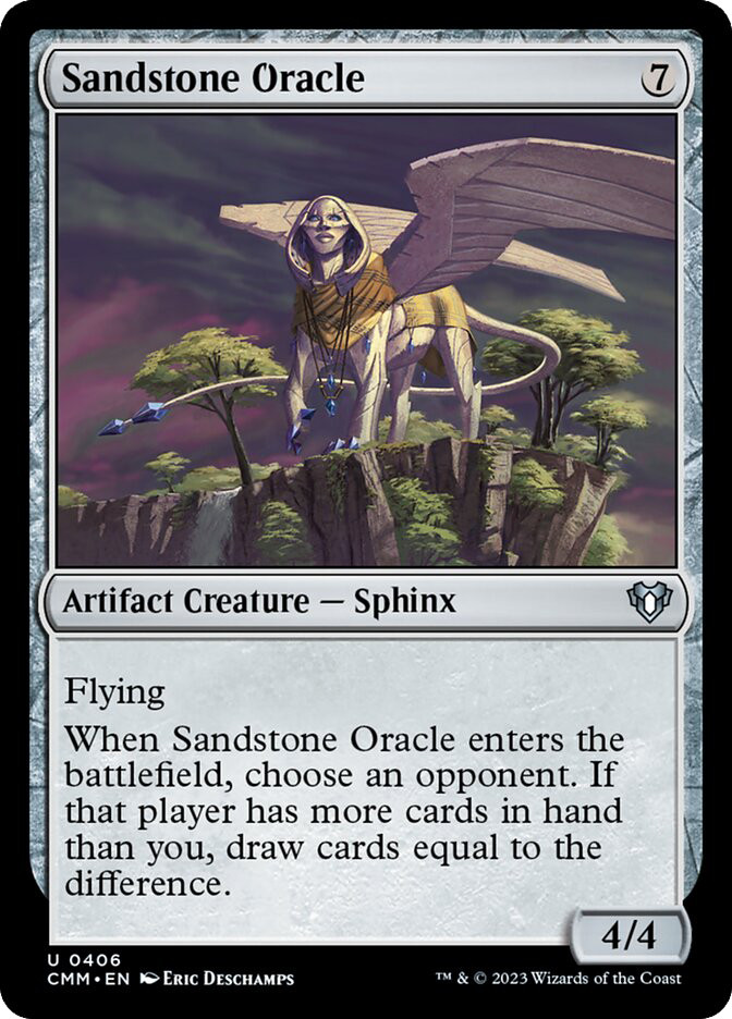 mtg oracle cards The Magic: The Gathering Deck: A 52-Card Deck and Guidebook: Oracle Cards: Official Magic: The Gathering Licensed: 9780593577738 Books If X is greater than or equal to the number of cards in your library Sandstone Oracle | Commander Masters