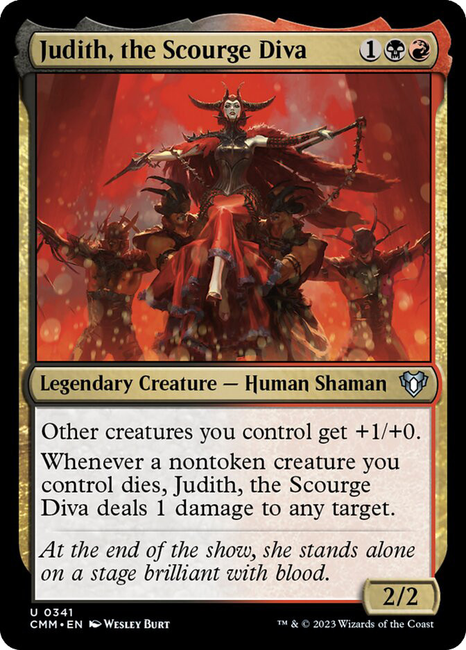 MTG Judith, the Scourge Diva シリアル CGC10 Judith, the Scourge Diva | Commander Masters | Star City Games
