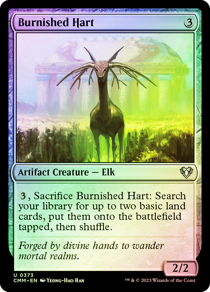 ダブルレインボーフォイル　Burnished hart mtg Burnished Hart | Commander Masters | Star City Games