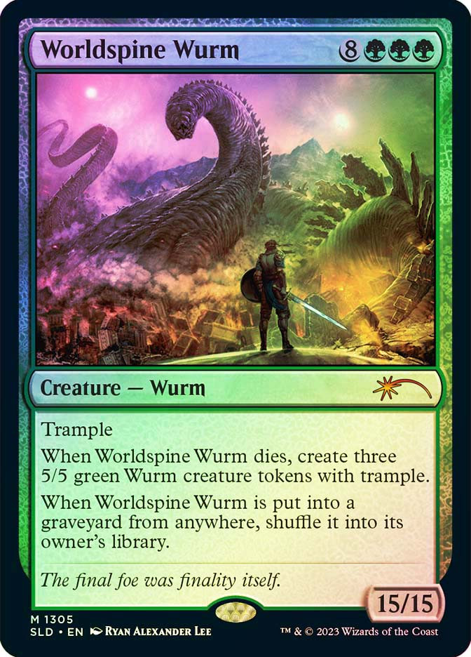 Worldspine Wurm | Secret Lair Drop | Star City Games