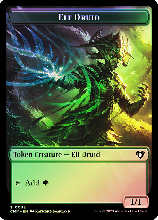 Elf Druid Token} // {The Monarch} | Commander Masters | Star City Games