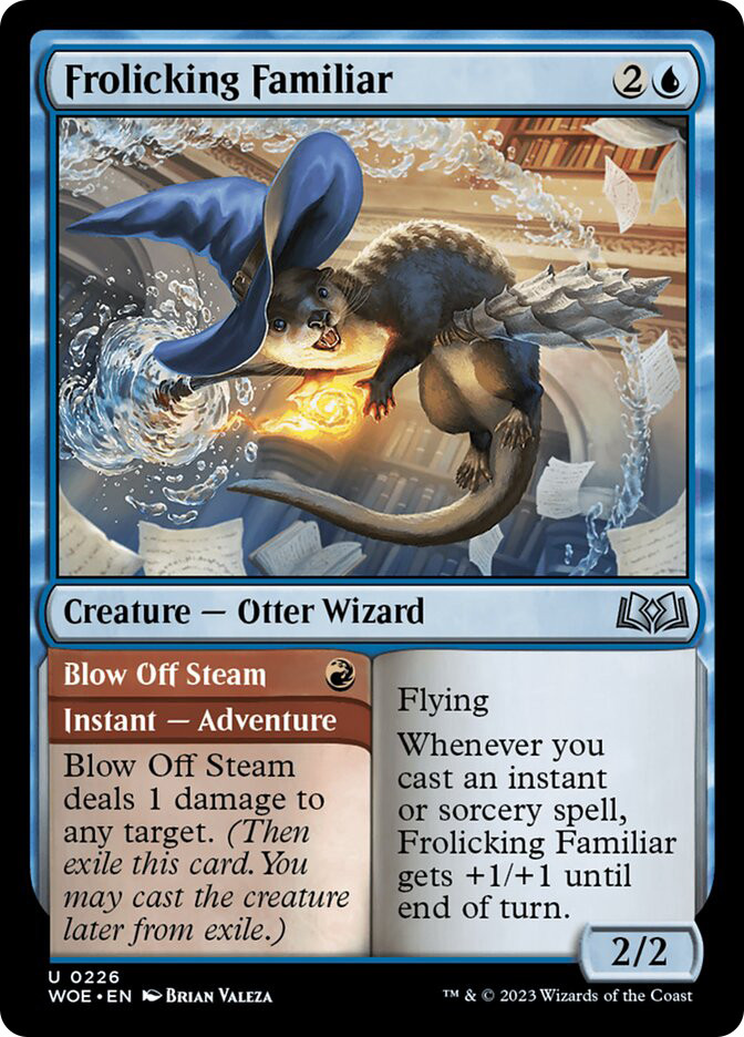 Frolicking Familiar // Blow Off Steam | Wilds of Eldraine | Star