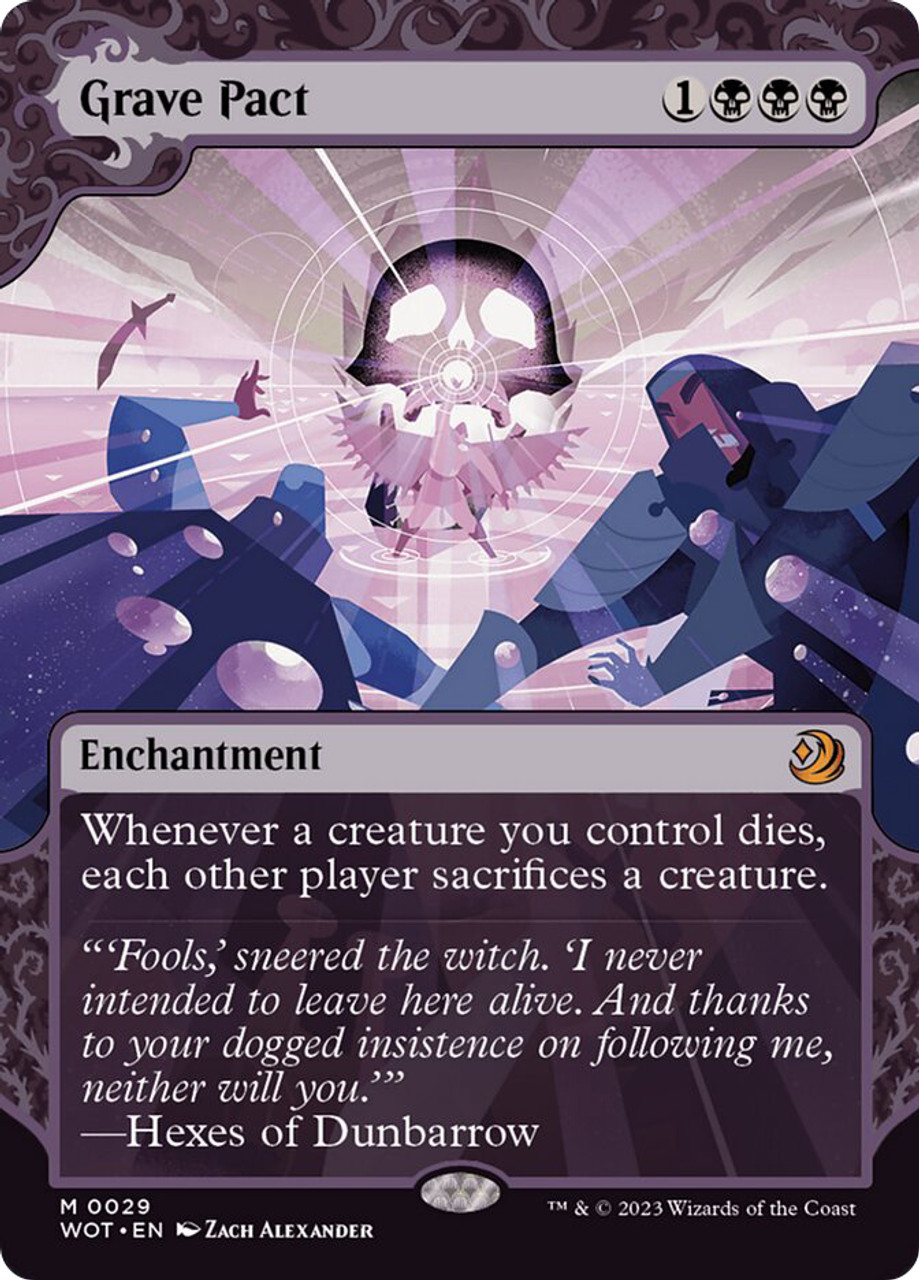 MtG　Grave Pact　英語　コンフェッティFoil コンフェッティFOIL)墓穴までの契約/Grave Pact《英語》【WOT】