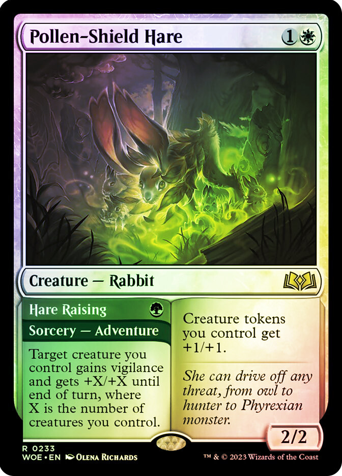 Pollen-Shield Hare // Hare Raising | Wilds of Eldraine | Star City