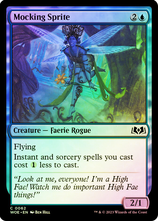 Mocking Sprite | Wilds of Eldraine | Star City Games
