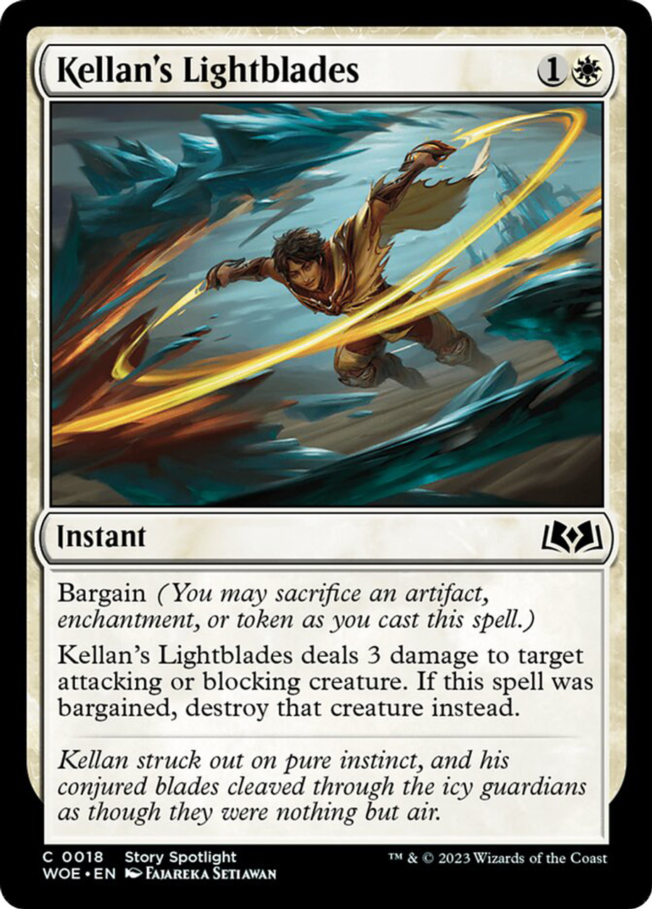 Kellan's Lightblades · Wilds of Eldraine (WOE) #18 · Scryfall Magic The  Gathering Search