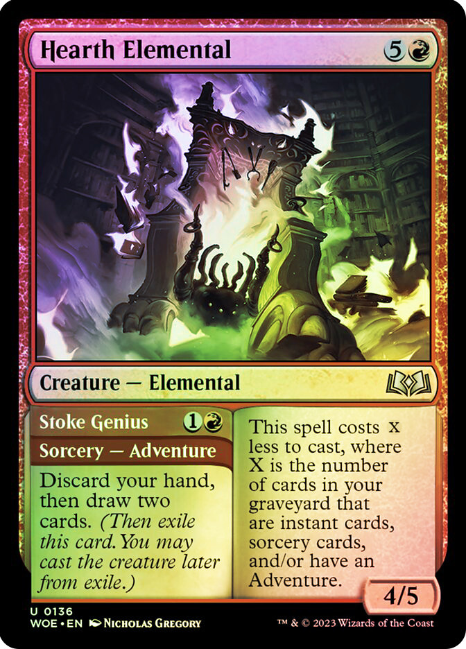 Hearth Elemental // Stoke Genius | Wilds of Eldraine | Star City Games