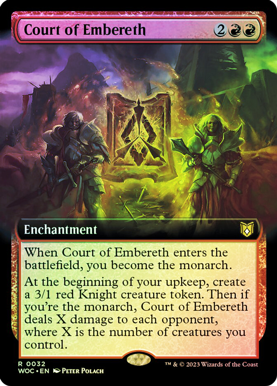 Court of Embereth (Extended Art) | Wilds of Eldraine Commander