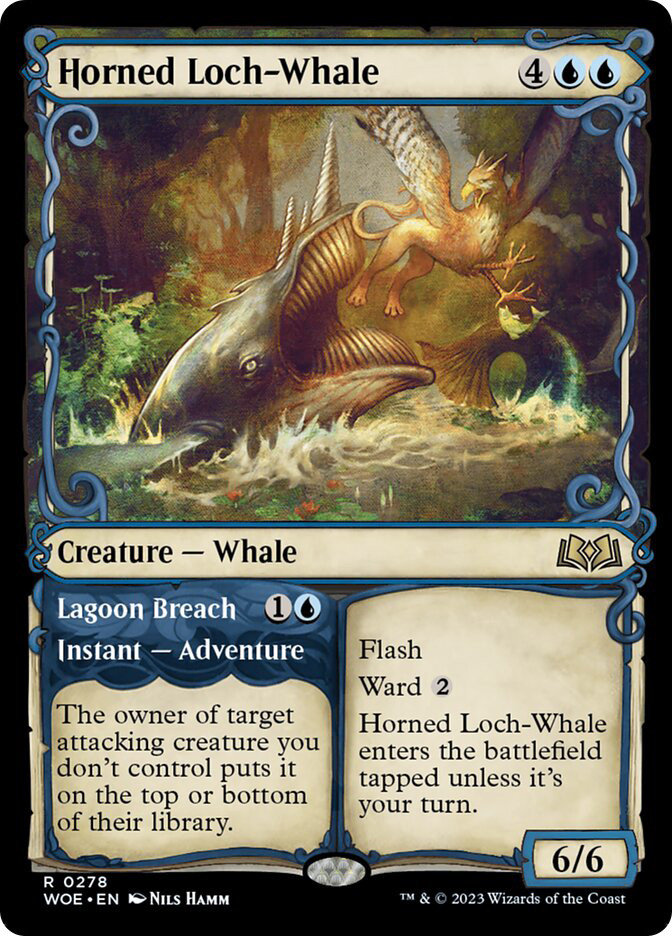 Horned Loch-Whale // Lagoon Breach | Wilds of Eldraine | Star City